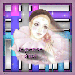 Gif animé je pense à toi pierrot